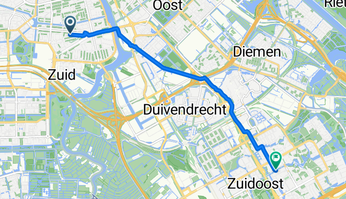 Maasstraat, Amsterdam to Kloekhorststraat, Amsterdam
