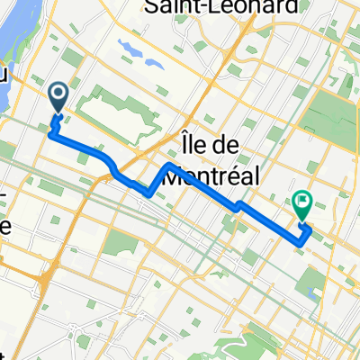 Rue Louis-Alphonse-Venne, Montréal to Rue Franchère, Montréal