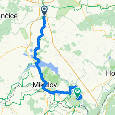 Rajhradice do Poštorná u Břeclavi