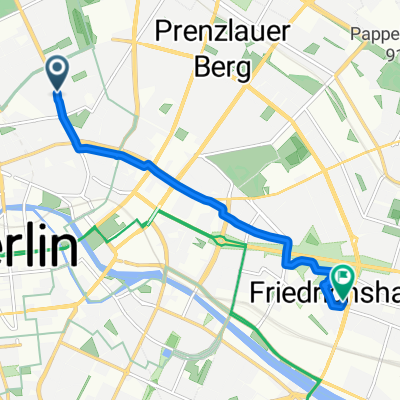 Brunnenstraße, Berlin nach Kopernikusstraße, Berlin