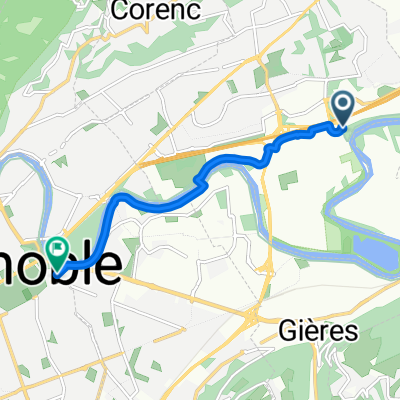 Meylan to Chemin Villebois, Grenoble