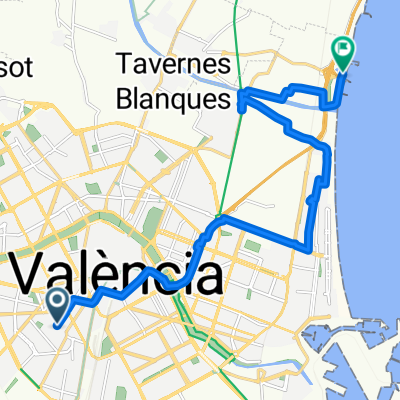Carrer de Jacint Labaila, València a Carrer del Bon Aire, Alboraia