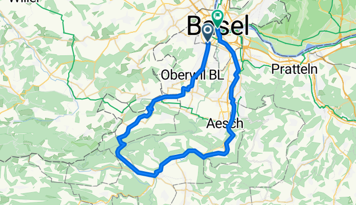 Eggfluhstrasse 6, Basel nach Marktplatz 9–11, Basel