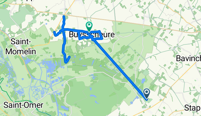 De Rue du Bottel Straete à West Houck Straete