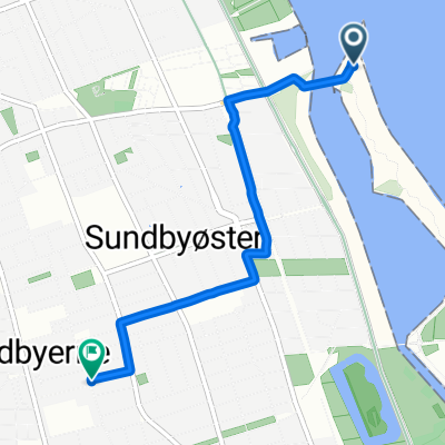 Øresundsstien, København S to Ahrenkildes Allé, København S