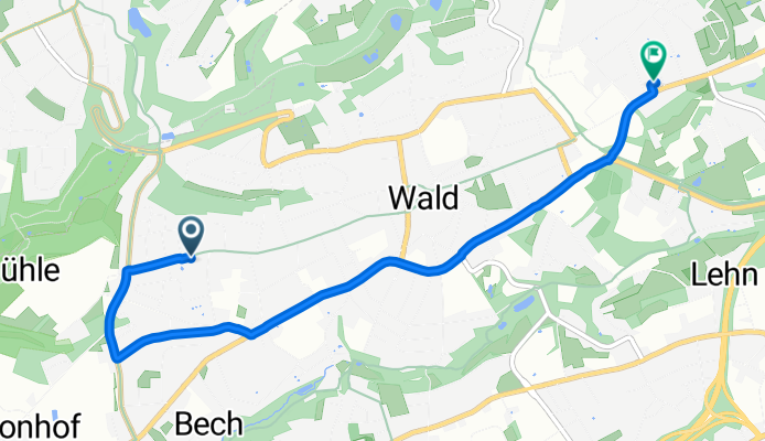 Altenhofer Straße, Solingen nach Focher Straße, Solingen