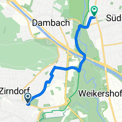 Bahnhofstraße nach Schwabacher Straße