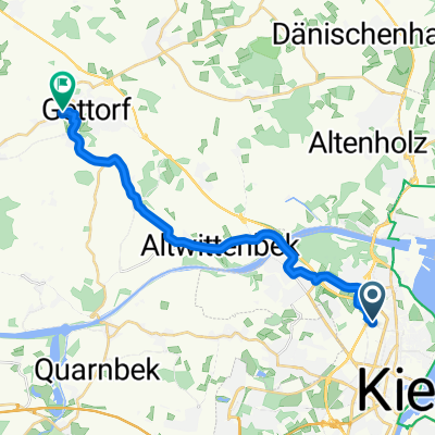 Neufeldtstraße, Kiel nach Hasselrott, Gettorf