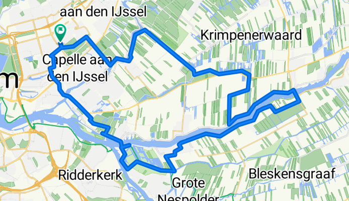 Capelle-kinderdijk-bergambacht-loetbos-capelle