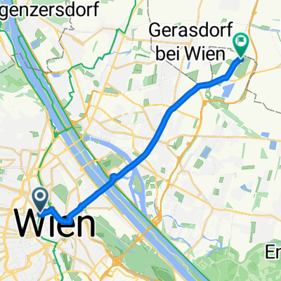 Maria-Theresien-Straße, Wien nach Donaustadt, Wien