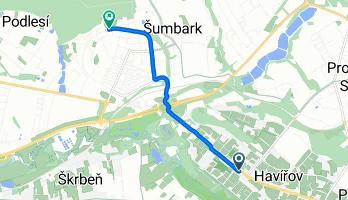 náměstí Republiky do Šípková