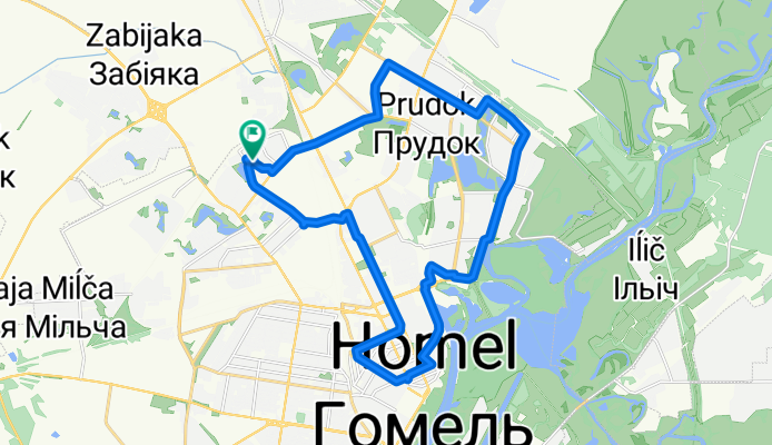 Гомель до улица Народного Ополчения, Гомель