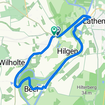 Eichenweg, Niederlangen nach Eichenweg, Niederlangen
