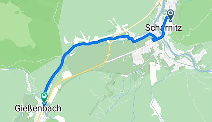 ISARRADWEG: Anreise (Scharnitz-Gießenbach)