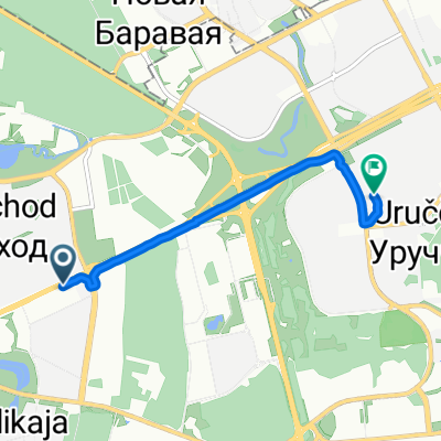 Маршрут в улица Никифорова 11-92
