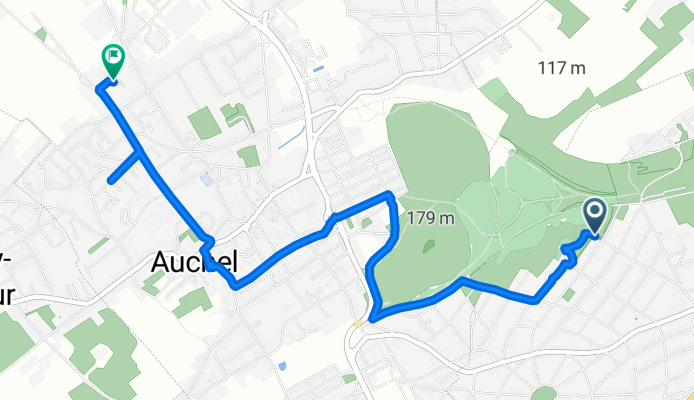 Rue de Marseille, Marles-les-Mines à Rue Françoise Sagan, Auchel