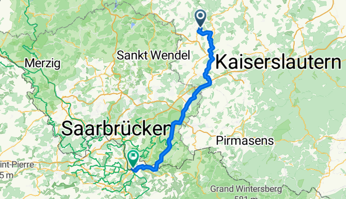 Kuseler Straße nach Rue Alexandre de Geiger