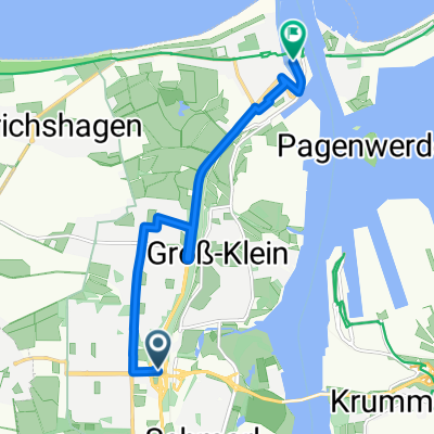 Route 1B LUTTEL KLEIN - Warnemünde