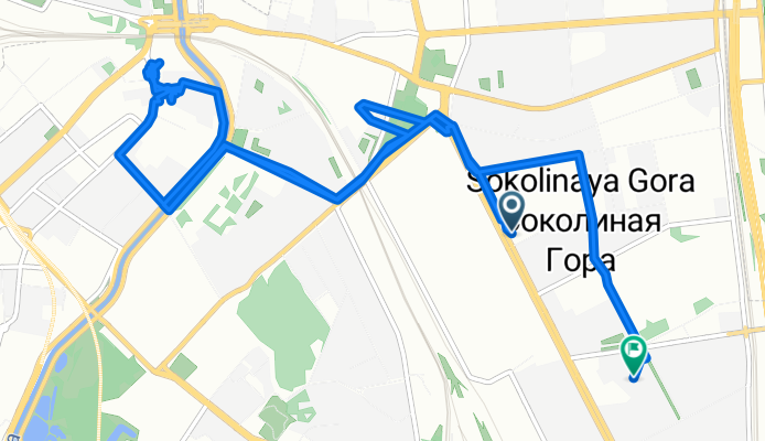 проспект Будённого, Москва до 8-я улица Соколиной Горы, Москва