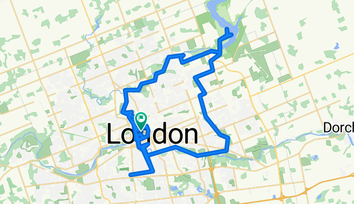 Kent St, London to Talbot St, London