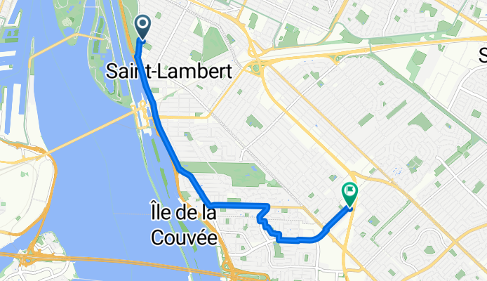 From Saint-Lambert to Brossard