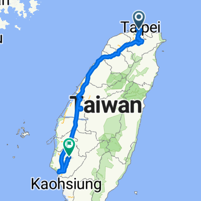 Zhuzihu Rd, Beitou District to Batian Rd Sec 3, Guantian District