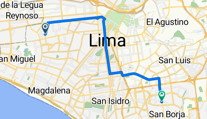 Jose Melendez to Avenida Aviación
