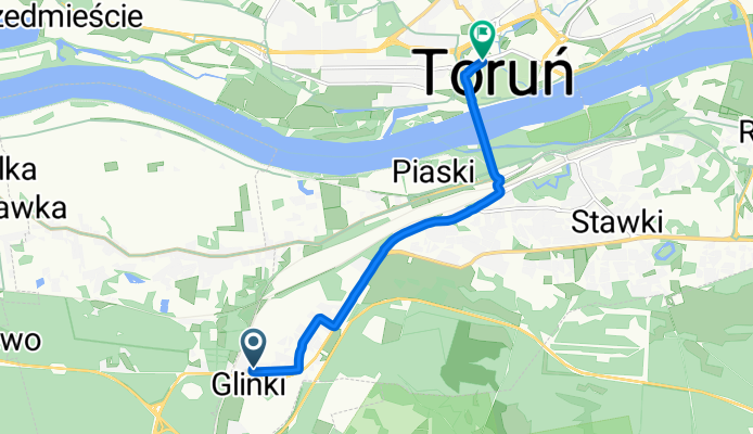 Szubińska, Toruń do Wały Gen Sikorskiego, Toruń