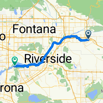 Orange Blossom Trail, Redlands to Santa Ana River Trail, Norco