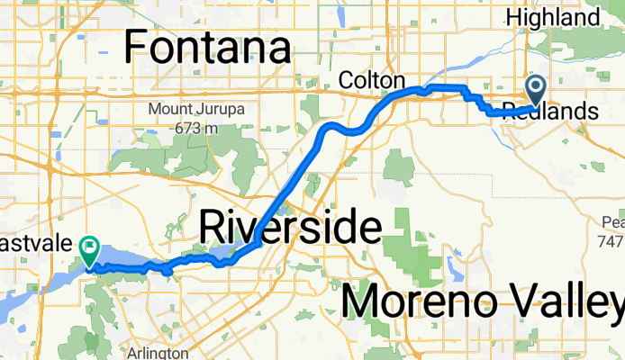 Orange Blossom Trail, Redlands to Santa Ana River Trail, Norco