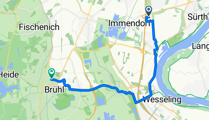 Godorfer Hauptstraße, Köln - Arndtstraße, Brühl