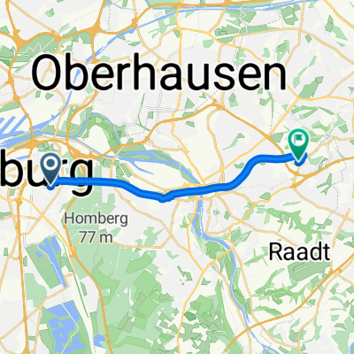 Bismarckstraße to Alexanderstraße