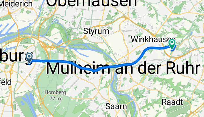 Bismarckstraße to Alexanderstraße