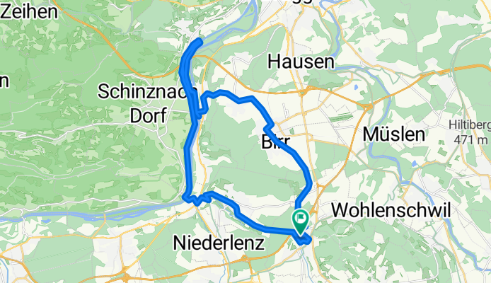 Tannenweg, Othmarsingen nach Birchweg, Othmarsingen