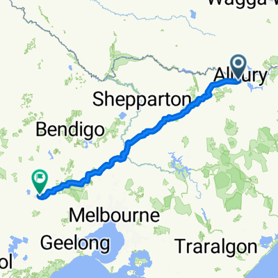 Route to Lake Gardens