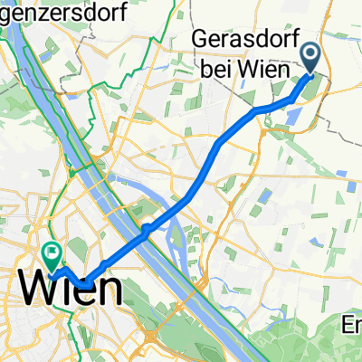 Donaustadt, Wien nach Maria-Theresien-Straße, Wien