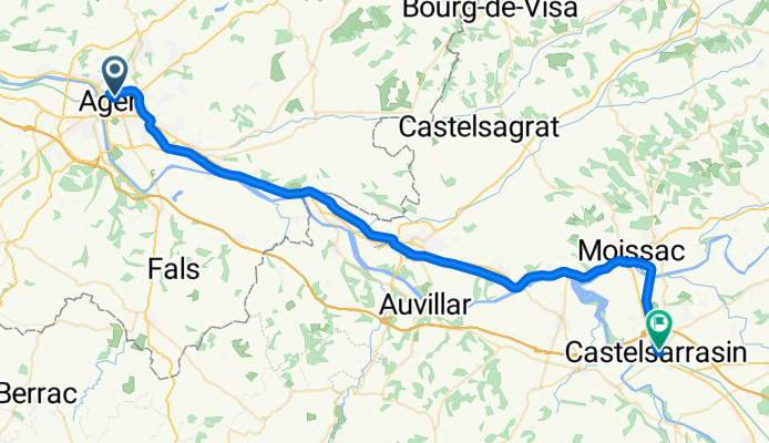 étape 3 Agen-Castelsarrasin Mardi 22