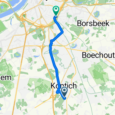 Joris Olyslaegerslaan, Kontich naar Borsbeeksebrug, Antwerpen