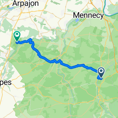 Laie de la Marette, Courances à Route de Lardy, Chamarande