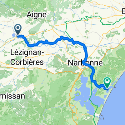 étape 7 Homps- Gruissan