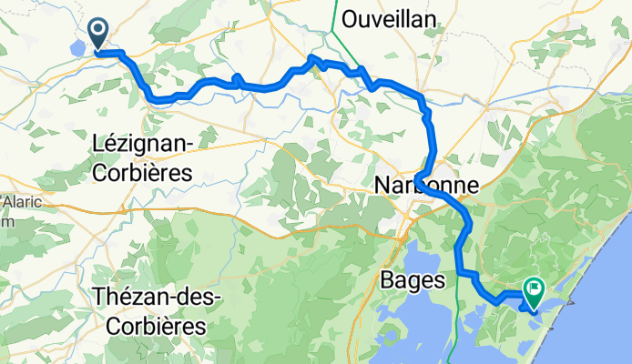 étape 7 Homps- Gruissan