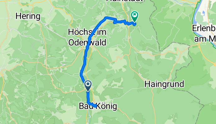 An der Bruchmühle nach Am Hardtwald