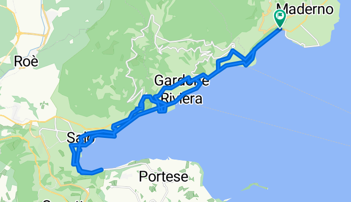 4. nap Gardone Riviera to Salo tengerpart