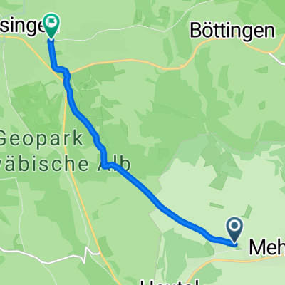 Route von Lerchenweg