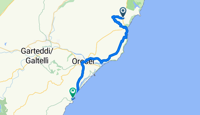 From Orosei to Dorgali