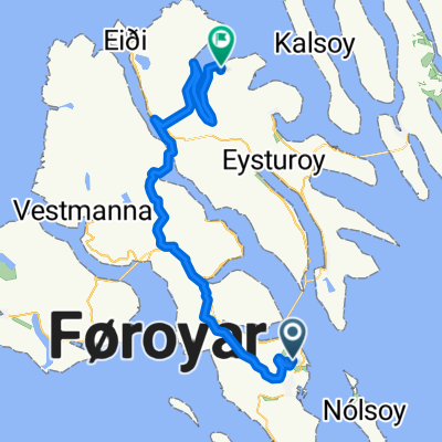 Djúpagilsvegur to Kirkjuvegur