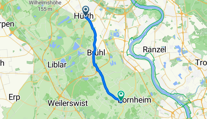 Friedrich-Ebert-Straße nach Bannweg