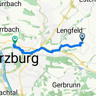 Friedrich-Bergius-Ring, Würzburg nach Bahnhofplatz, Würzburg