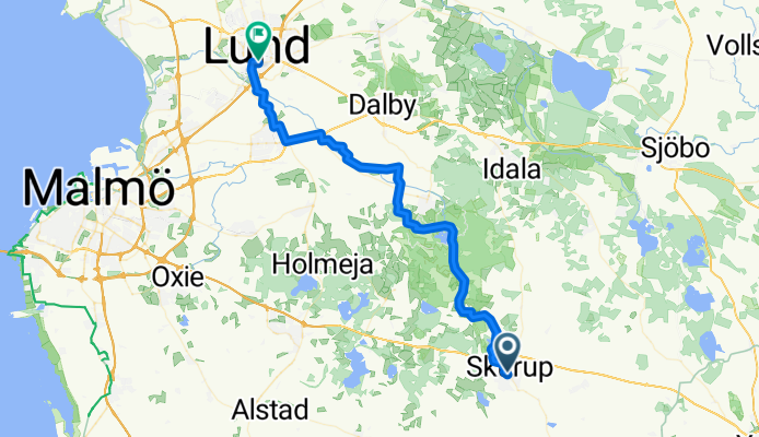 Skurup -  Lund
