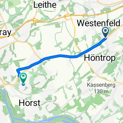 Wattenscheider Hellweg, Bochum nach Spervogelweg, Essen